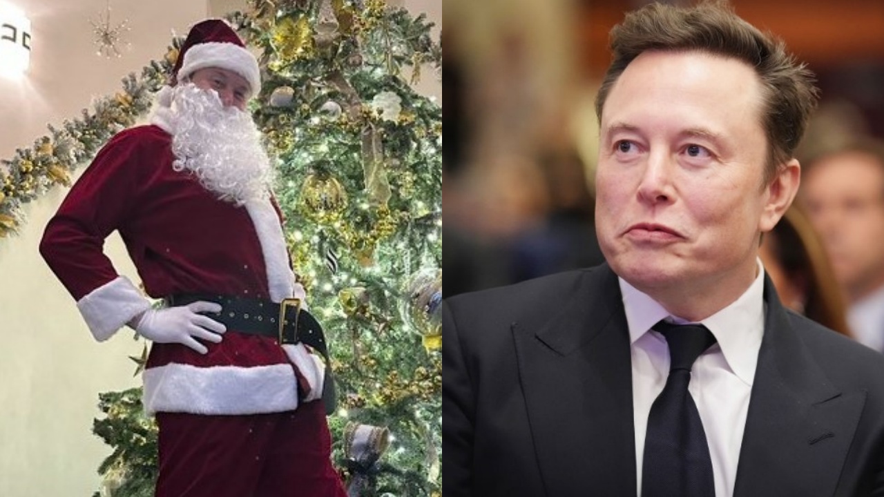 Elon Musk reveals new physique in Christmas outfit after using diabetes