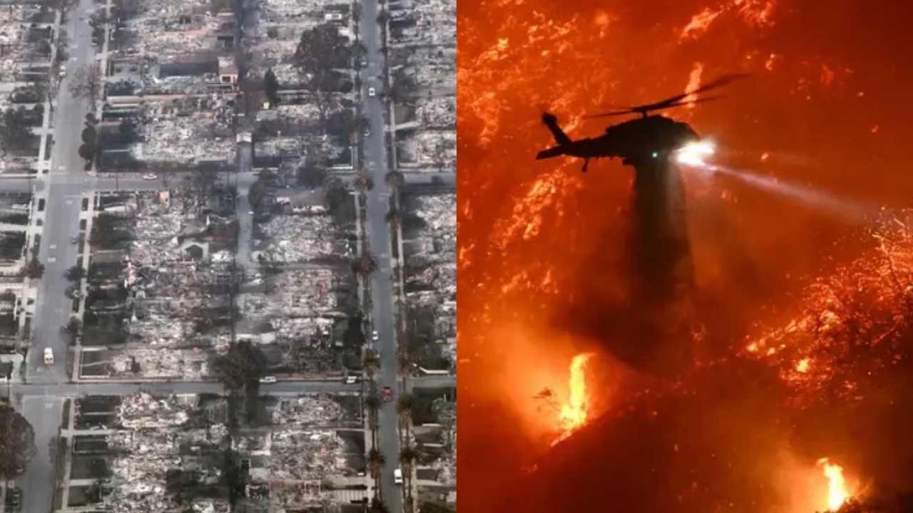 LA wildfires destroy dozens of celebrities' homes and force thousands ...