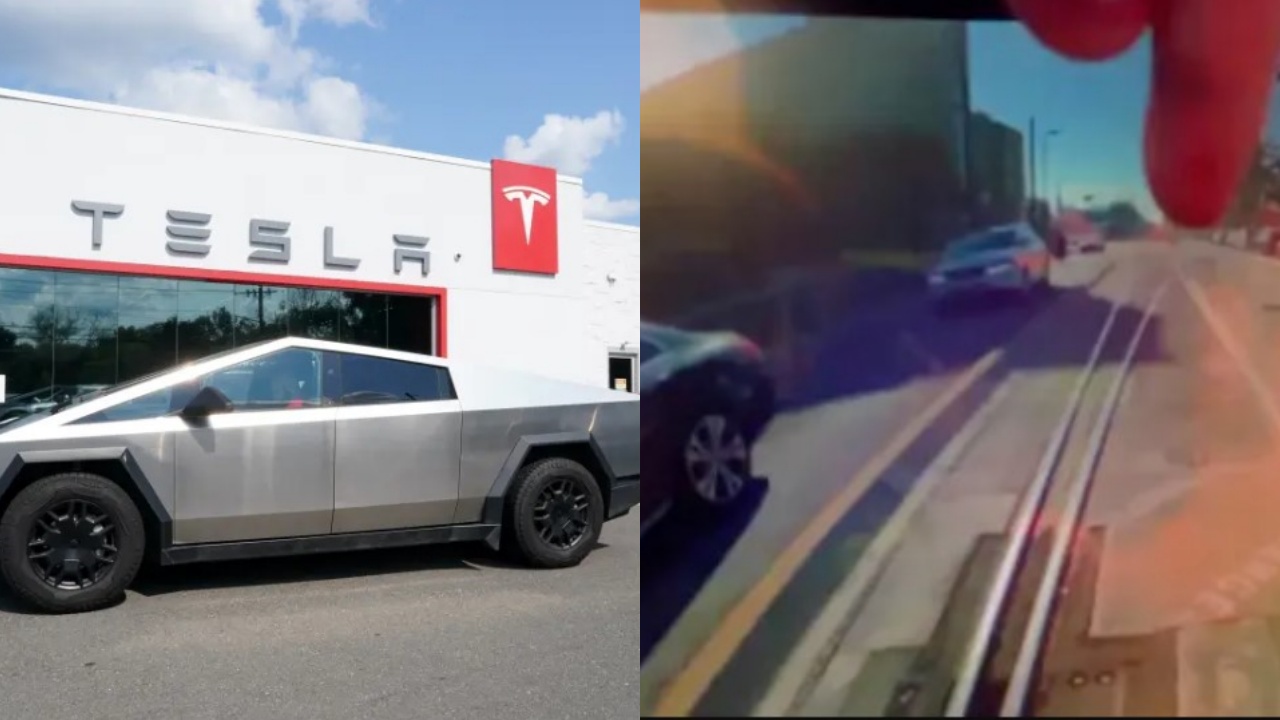 Tech CEO shaken as Tesla's self-driving car turns onto train tracks in ...