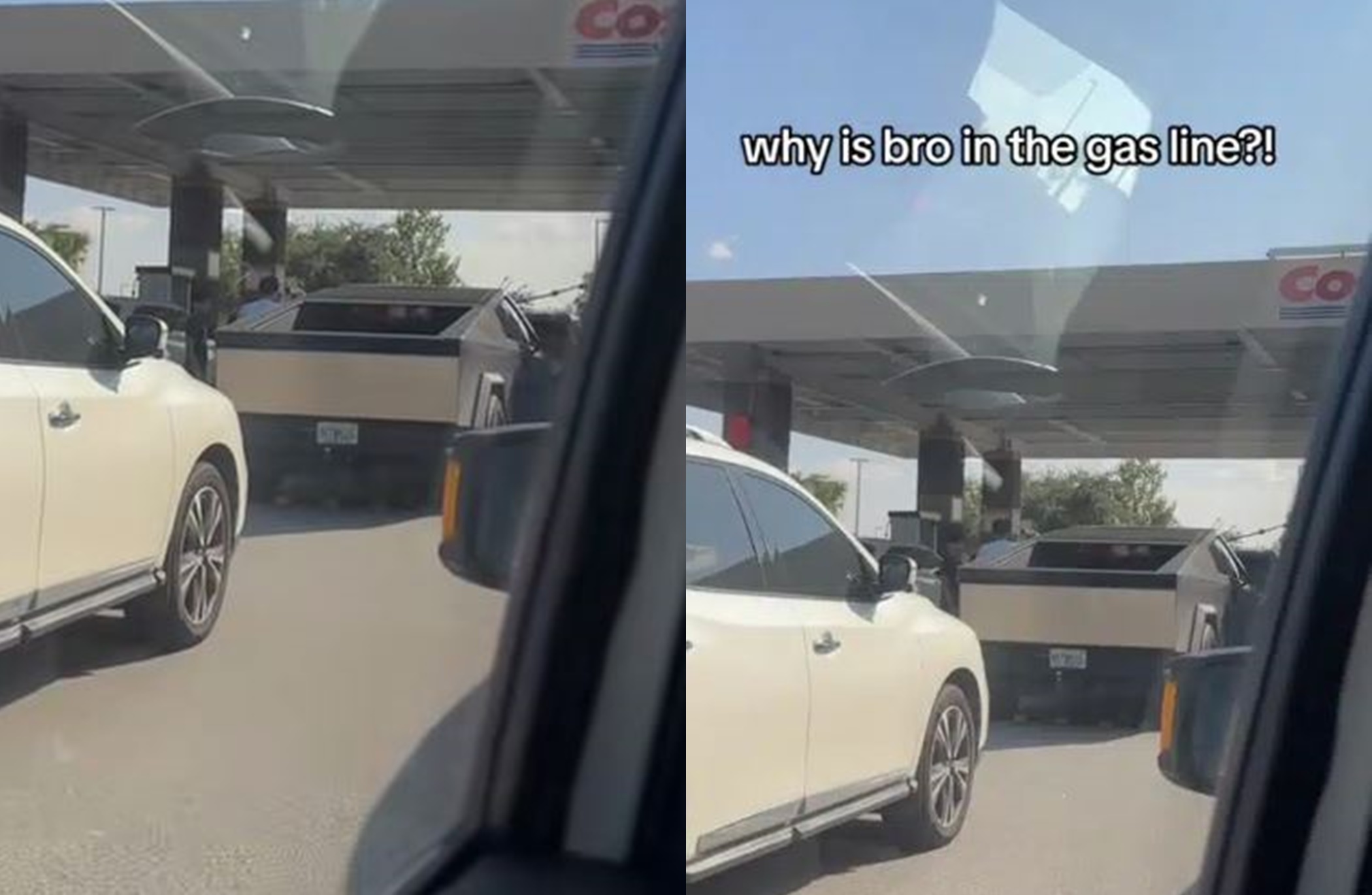 Driver left baffled trying to figure out why a Cybertruck was spotted ...